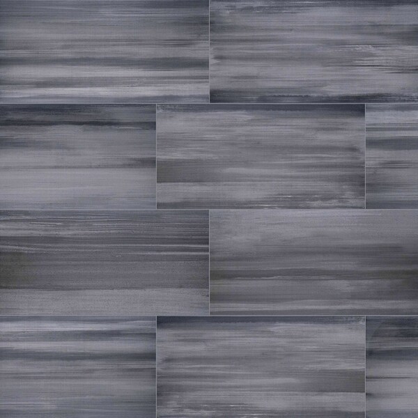 Water Color Graphite SAMPLE Glazed Porcelain Floor And Wall Tile